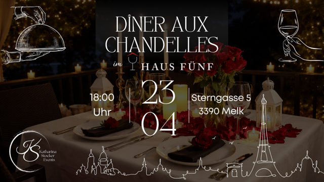 Dîner aux Chandelles